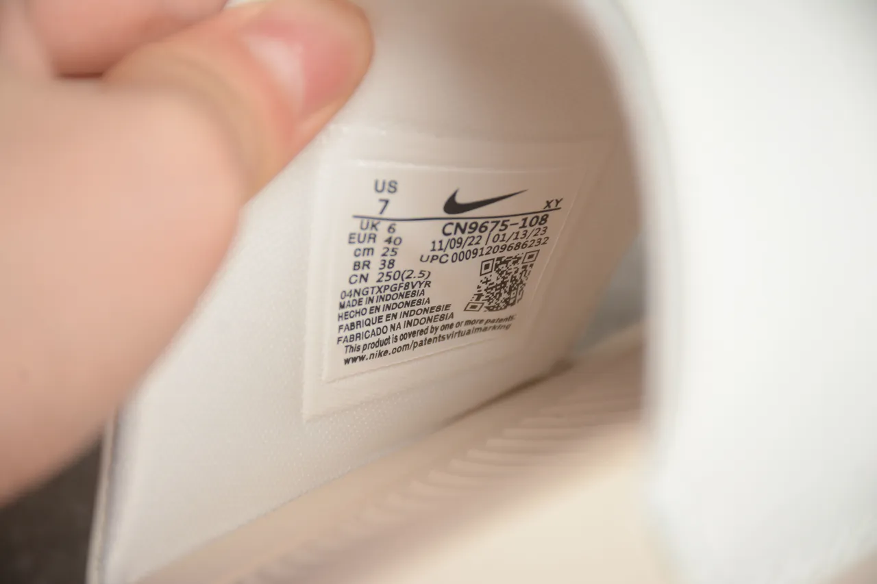 Nike Beige Orange Single-Strap Slide Molded Footbed Slippers 4