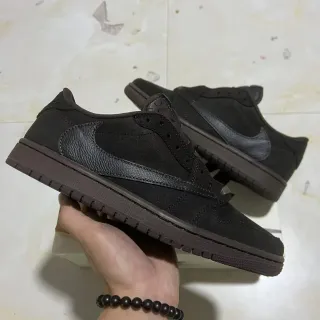 Nike Black Brown Low-Top Suede And Leather Panelled Lifestyle Sneakers