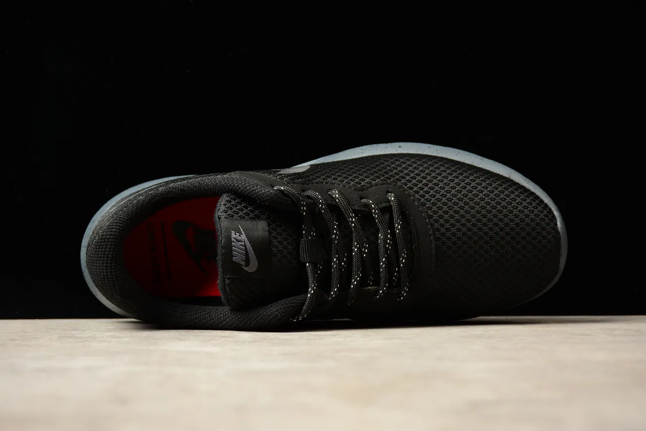 Nike Black Gray Knit Upper Speckled Midsole Lifestyle Sneakers 5