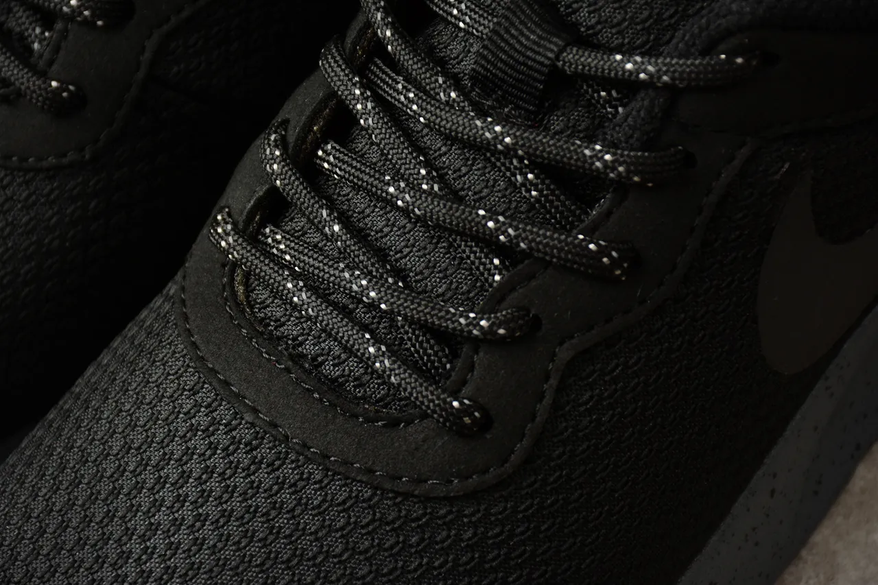 Nike Black Gray Knit Upper Speckled Midsole Lifestyle Sneakers 14
