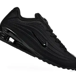 Nike Black Knit Upper Sculpted Wavy Midsole Lifestyle Sneakers
