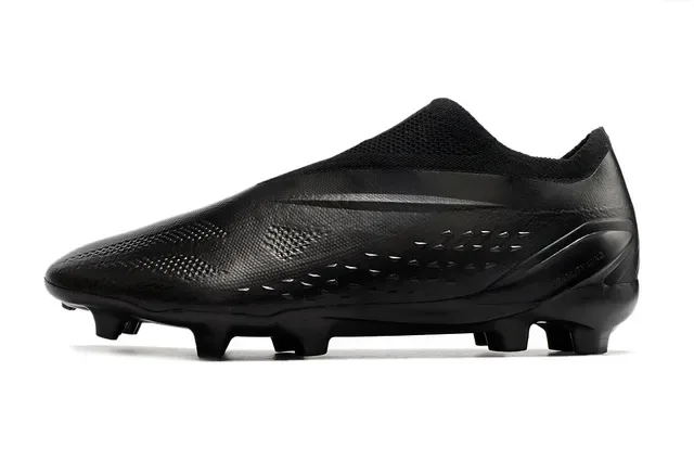 Nike Chaussures de Football Noir Bas Col Tricot Lacets Asymétriques Cover Terrain Ferme 8