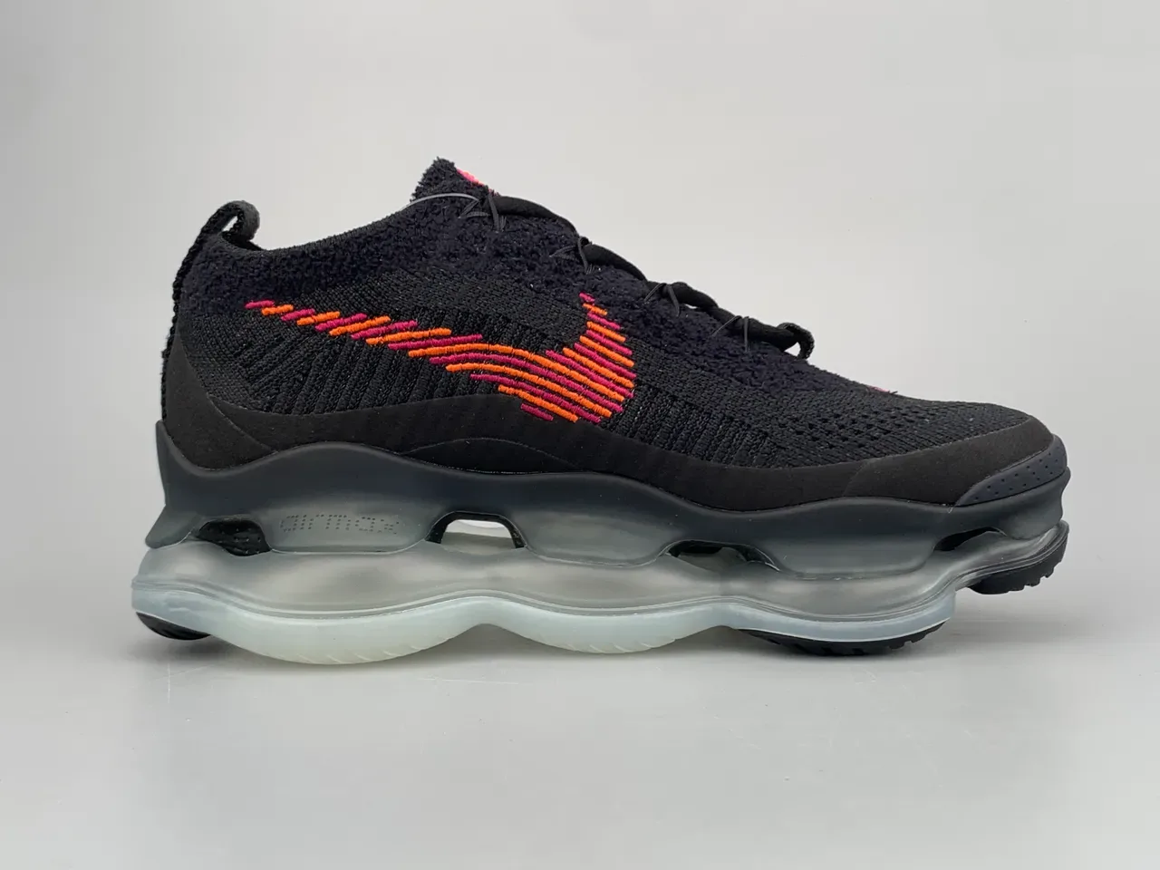 Nike Black Multicolor Knit Upper Full-Length Visible Air Unit Lifestyle Sneakers 17
