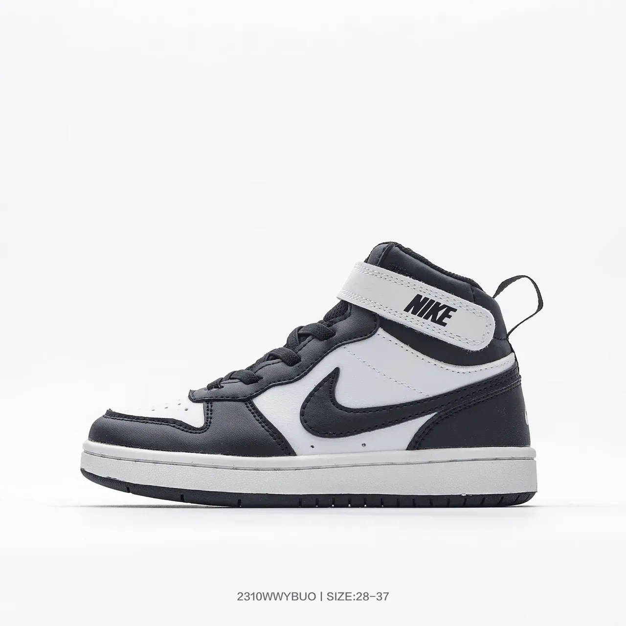 Nike Black Pink High-Top Ankle Strap Lifestyle Sneakers 11