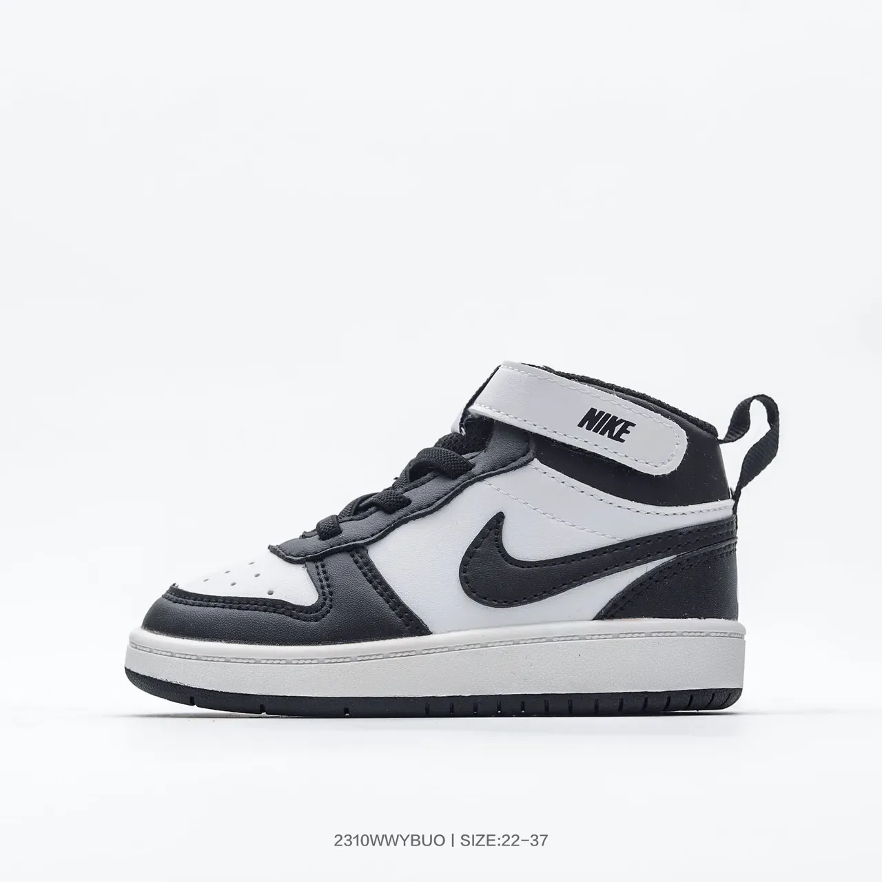 Nike Black Pink High-Top Ankle Strap Lifestyle Sneakers 12