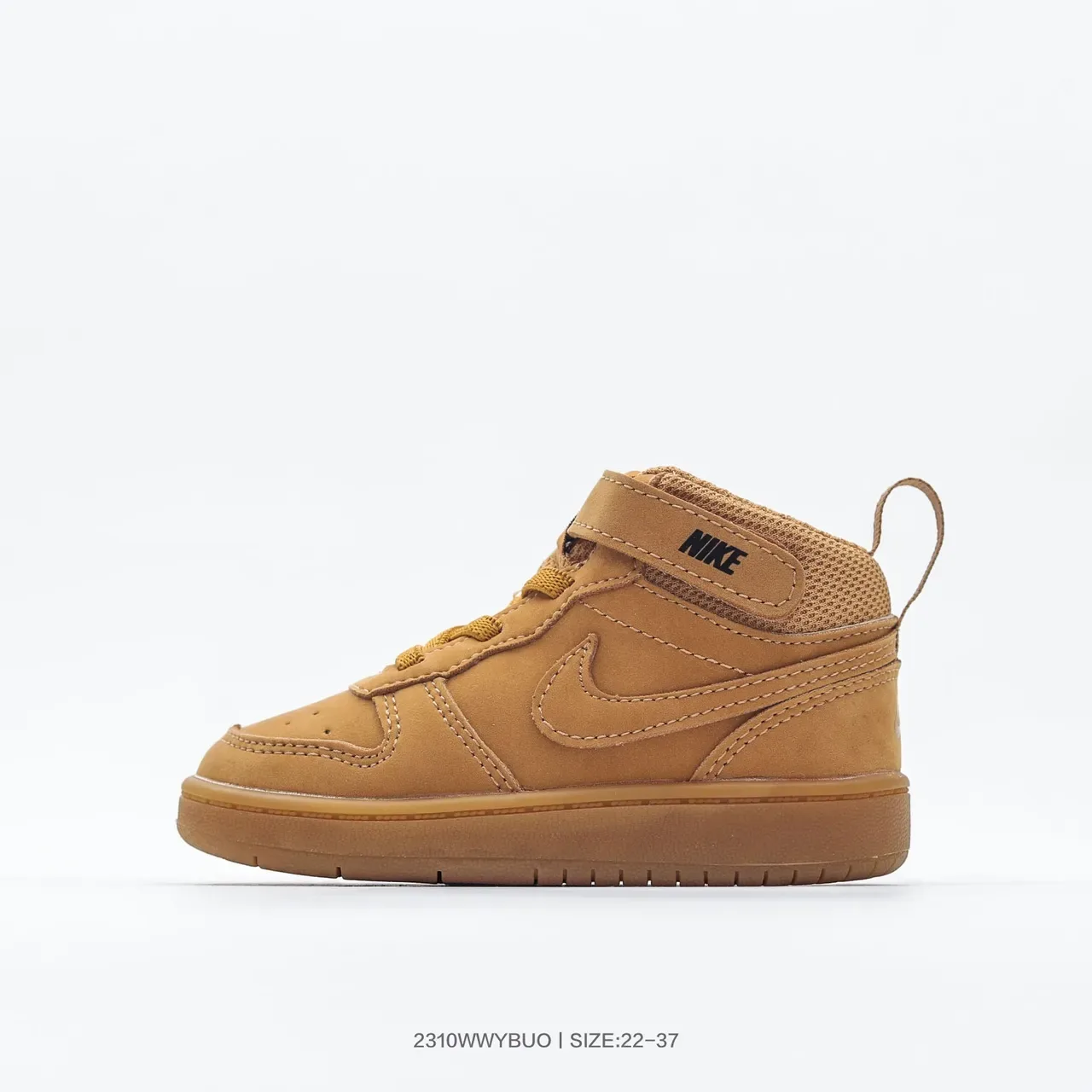 Nike Black Pink High-Top Ankle Strap Lifestyle Sneakers 22