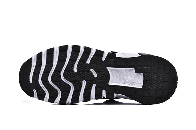 Nike Black White Engineered Mesh Upper Segmented Midsole Lifestyle Sneakers 4