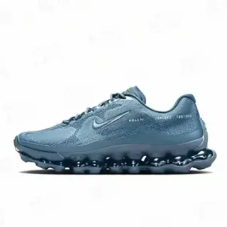 Nike Azul Marino Malla Ingenieril Superior Largo Completo Visible Air Unit Suela Zapatos de Running