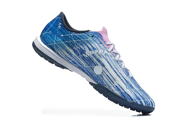 Nike Sapatos de futebol para turf sintéticos de corte baixo com impressão gráfica dinâmica em azul marinho 3