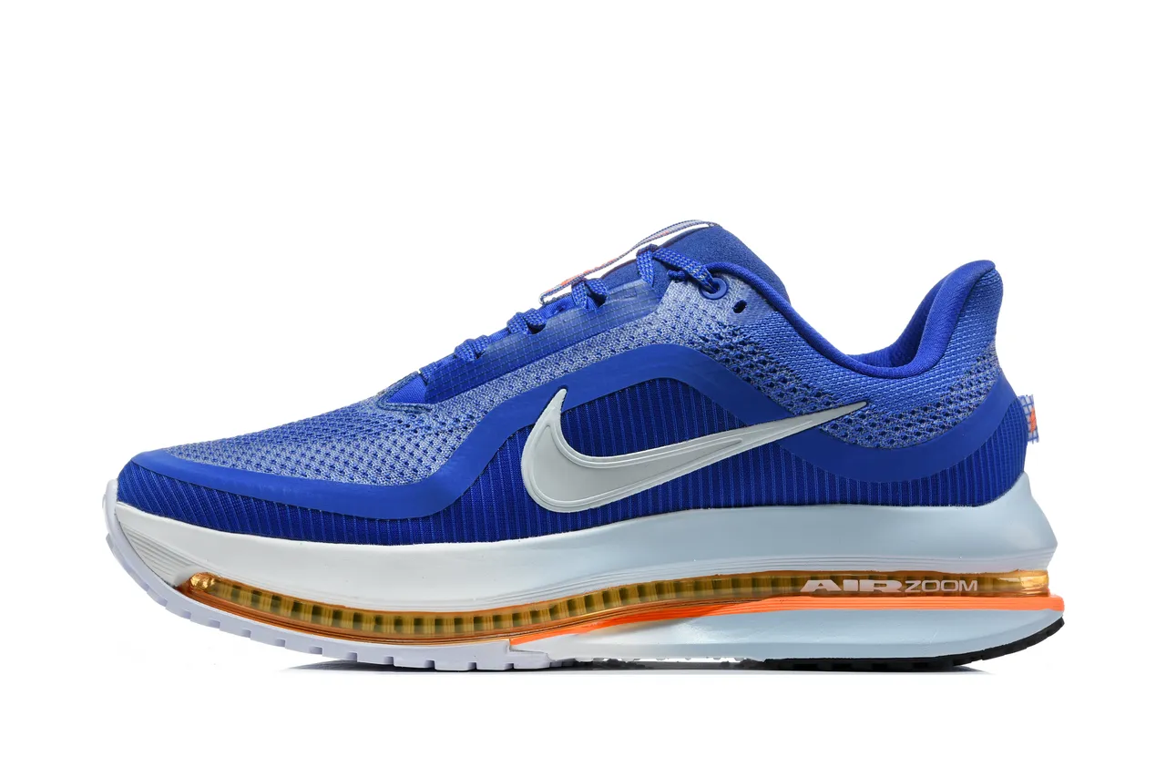 Nike Chaussures de Running avec tige tricotée bleu orange visible Air Zoom Unit 3