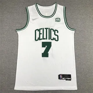 Nike Boston Celtics Vista Print White Green #7 Basketball Jersey