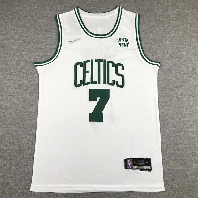 Nike Boston Celtics Vista Print blanc vert #7 maillot de basketball 3