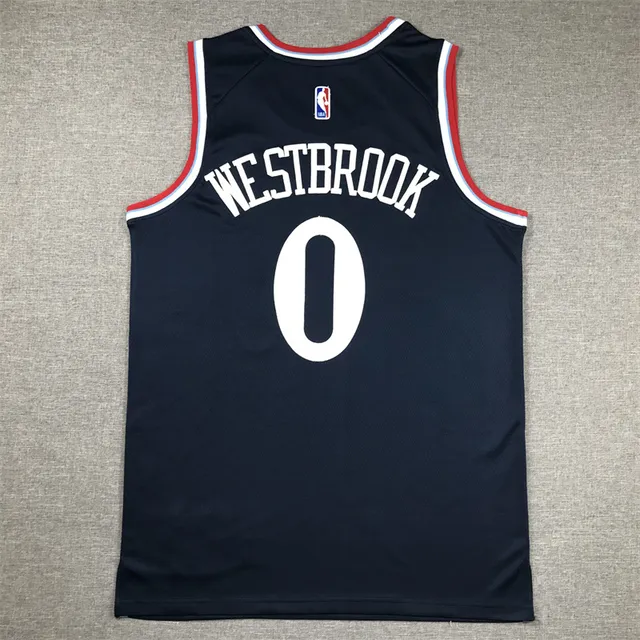 Nike Clippers City Edition Jersey Bleu marine, Rouge, Blanc 2