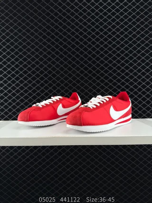 Nike Cortez Red and White Lifestyle Sneakers 2