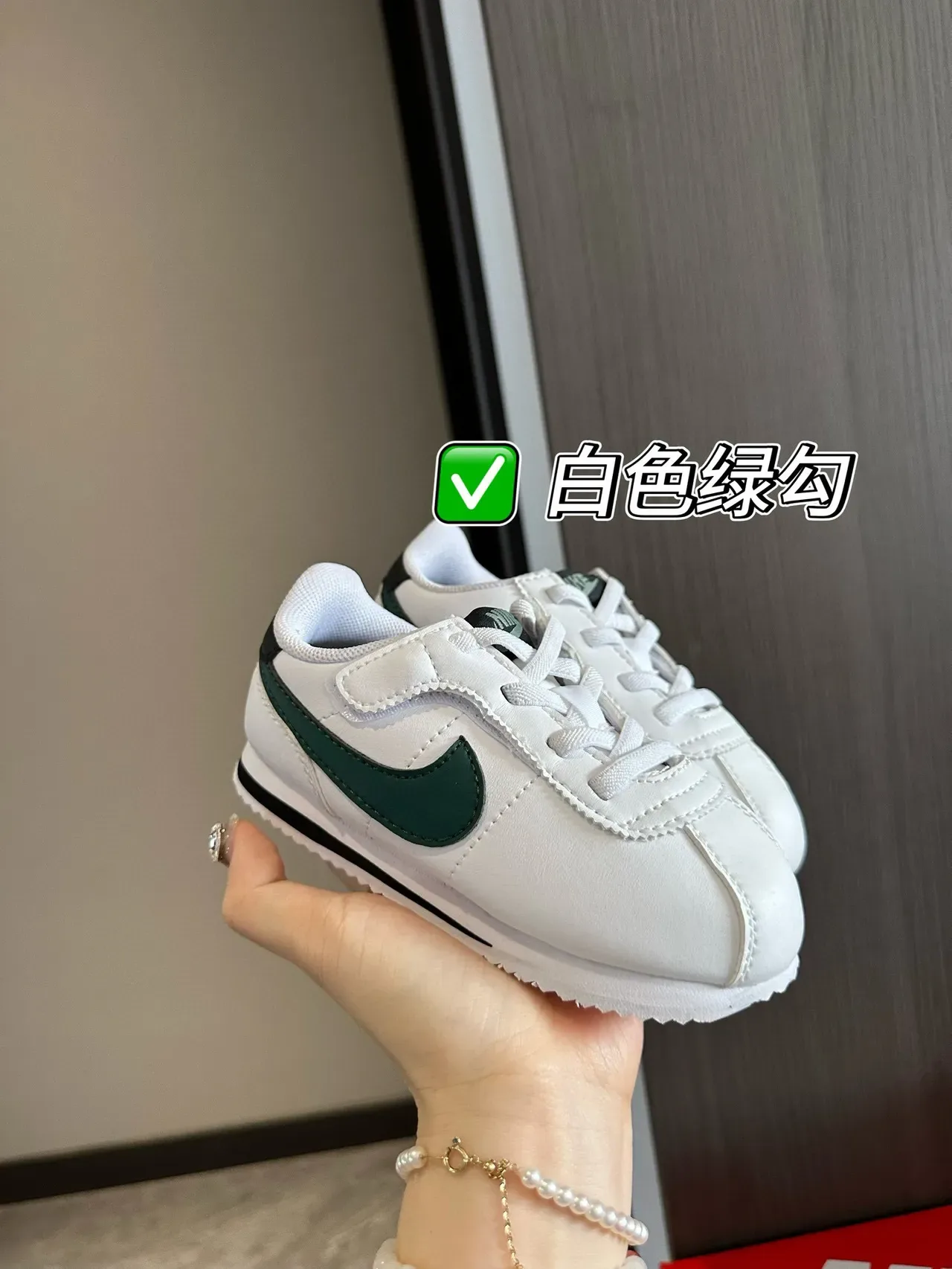 Nike Cortez White Black Low-Top Nylon Upper Lifestyle Sneakers 3