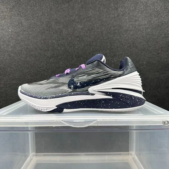 Nike Cosmic Unity Navy White Speckled Starfield Basketball Shoes 2