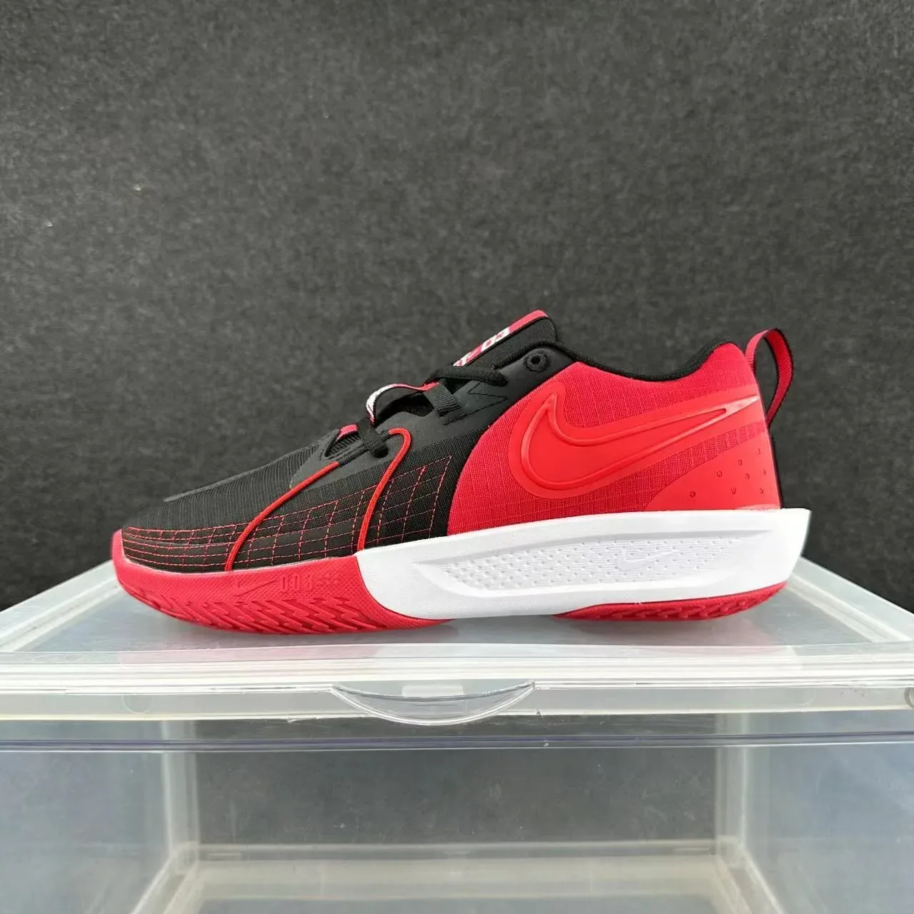 Nike Court Lite Black Red White Lifestyle Sneakers 2