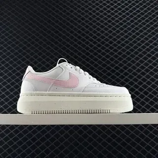 Nike Court Vision Alta Ltr Retro सफेद गुलाबी लाइफस्टाइल स्नीकर