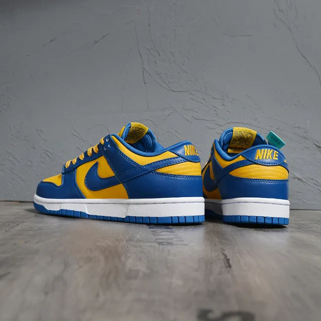 Nike Dunk Low Blue Yellow Lifestyle Sneakers 3