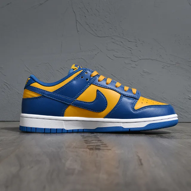 Nike Dunk Low Blue Yellow Lifestyle Sneakers 6