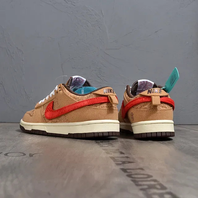 Nike Dunk Low Cork Red Lifestyle Sneakers 5