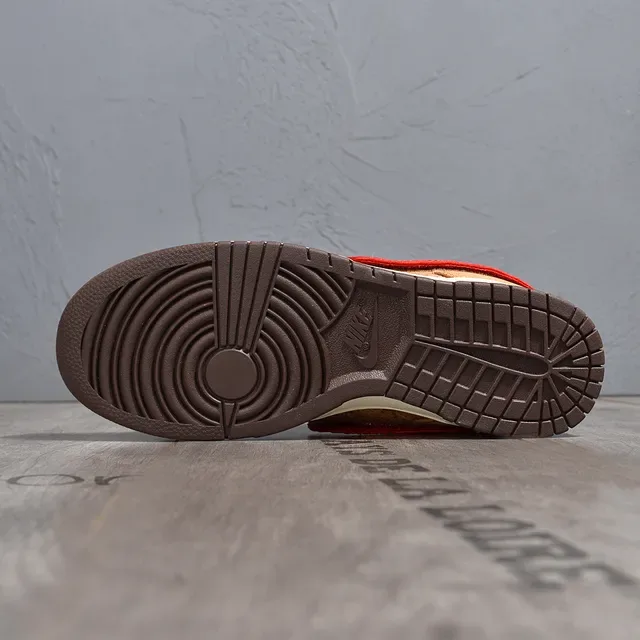 Nike Dunk Low Cork Red Lifestyle Sneakers 6