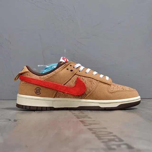 Nike Dunk Low Cork Red Lifestyle Sneakers 7
