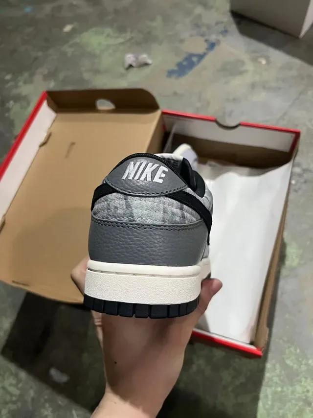Nike Dunk Low Gris Métallique Camo Lifestyle Sneakers 5