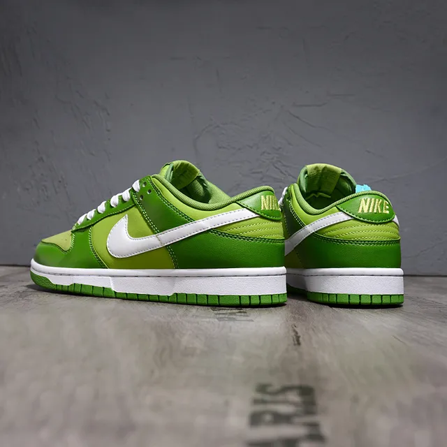 Nike Dunk Low Green White Lifestyle Sneakers 4