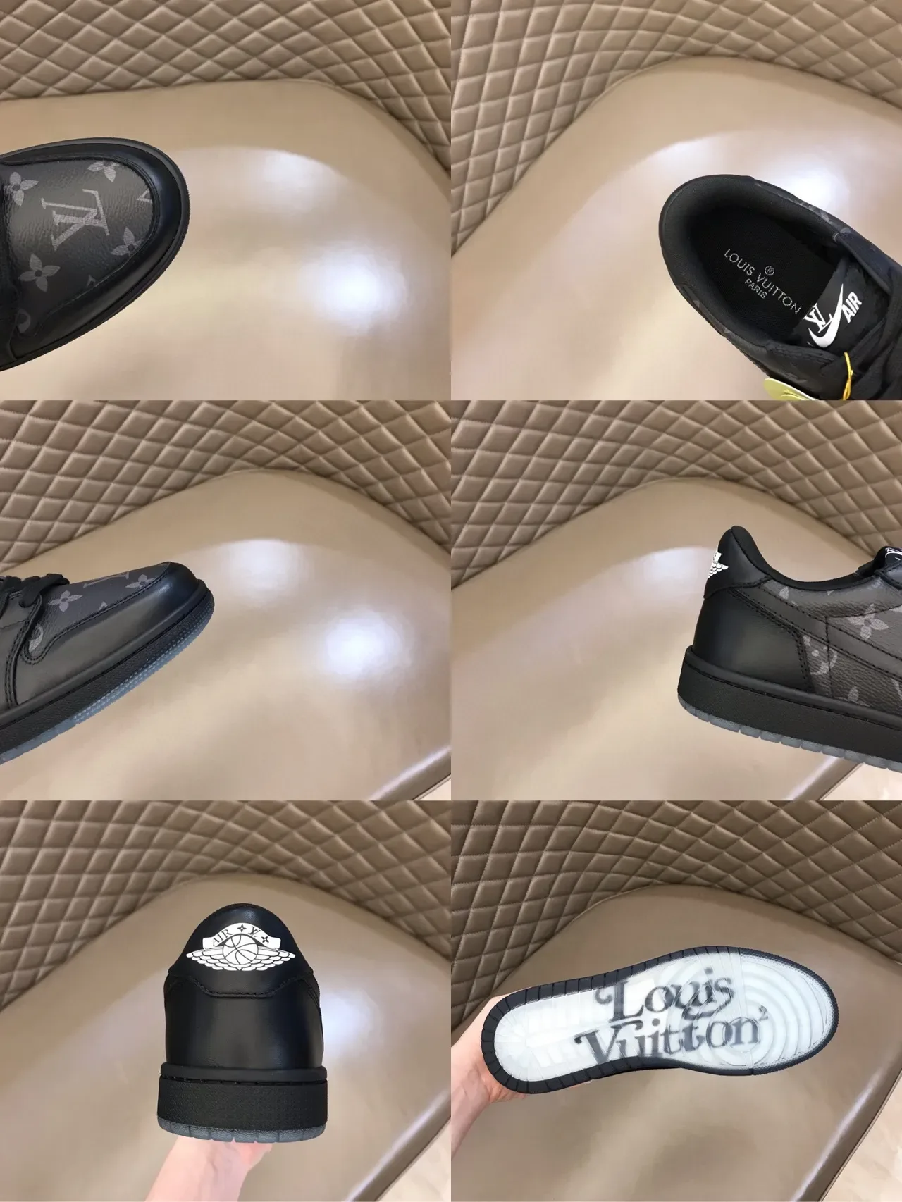 Nike Dunk Low Monogram Print Black Lifestyle Sneakers 2