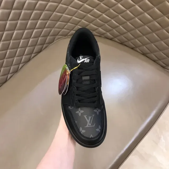 Nike Dunk Low Monogram Print Black Lifestyle Sneakers 4