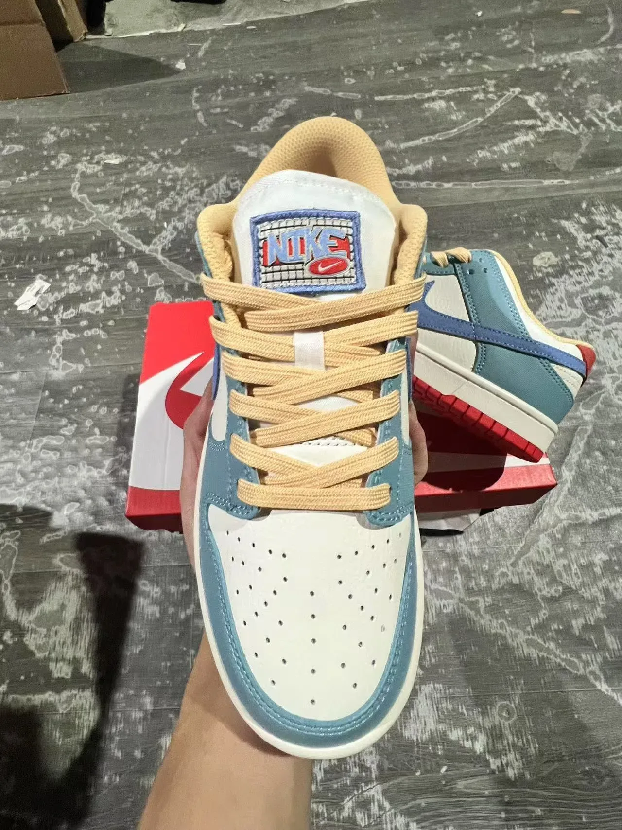 Nike Dunk Low Multicolor Lifestyle Sneakers 3