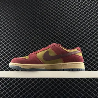 Nike Dunk Low Retro बर्गंडी ओलिव लाइफस्टाइल स्नीकर