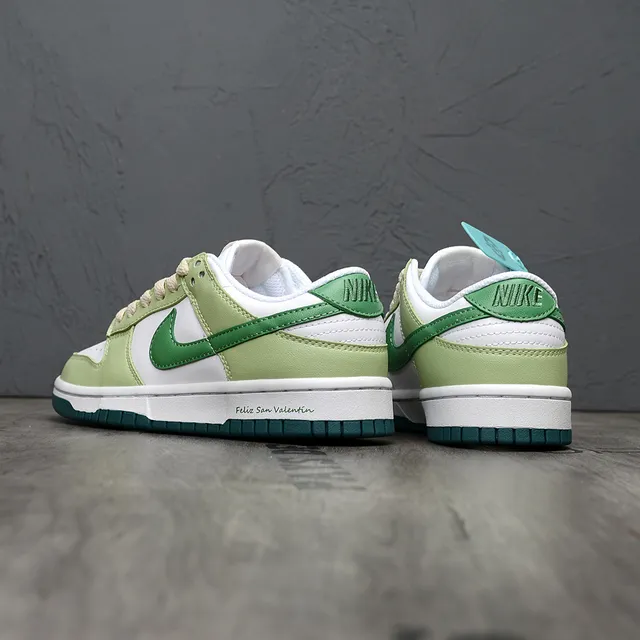 Nike Dunk Low Sea Salt Green White Lifestyle Sneakers 4