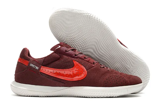 Nike Gato chaussures de football indoor blanches bleues rouges 6