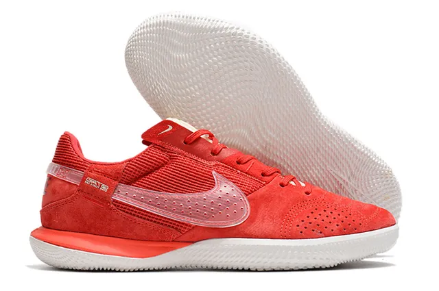 Nike Gato chaussures de football indoor blanches bleues rouges 17