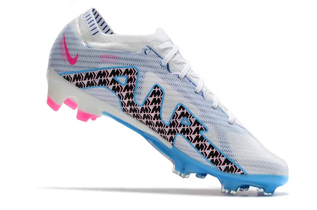 Nike Chaussures de football avec partie supérieure or bleu métallique cuivre plaque de semelle iridiscente terrain ferme 6