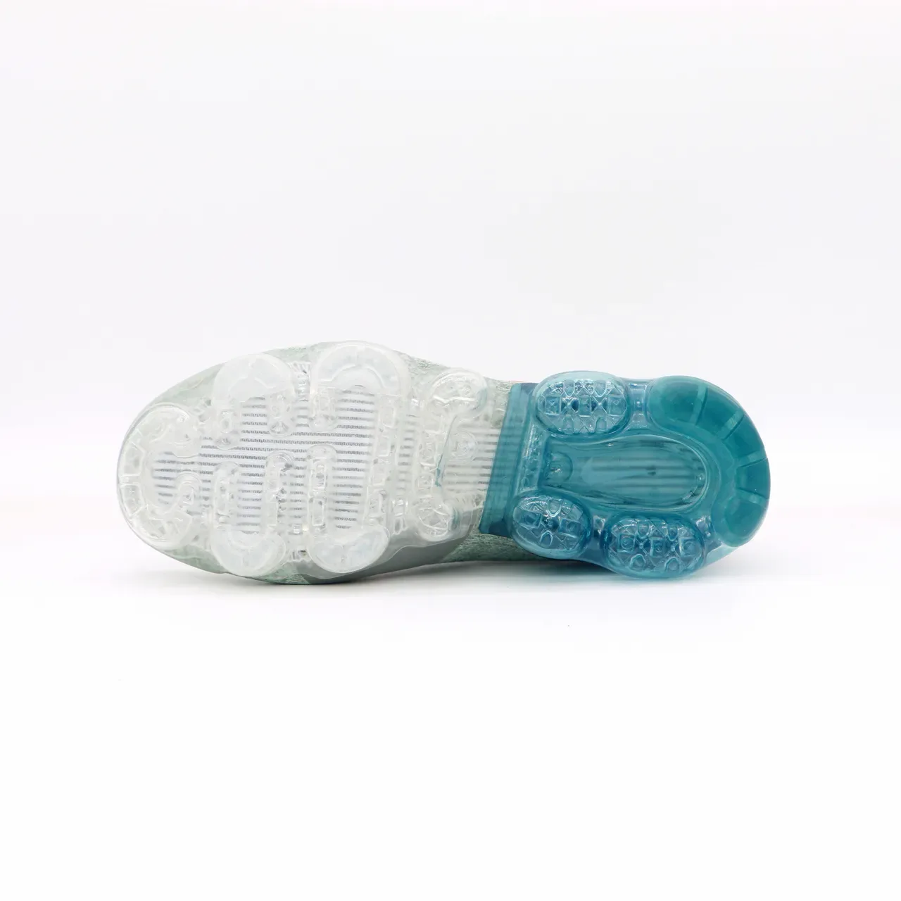 Sneakers Lifestyle Nike Gris Bleu Slip-On Tricot Upper Dual-Tone Visible Air Sole 2