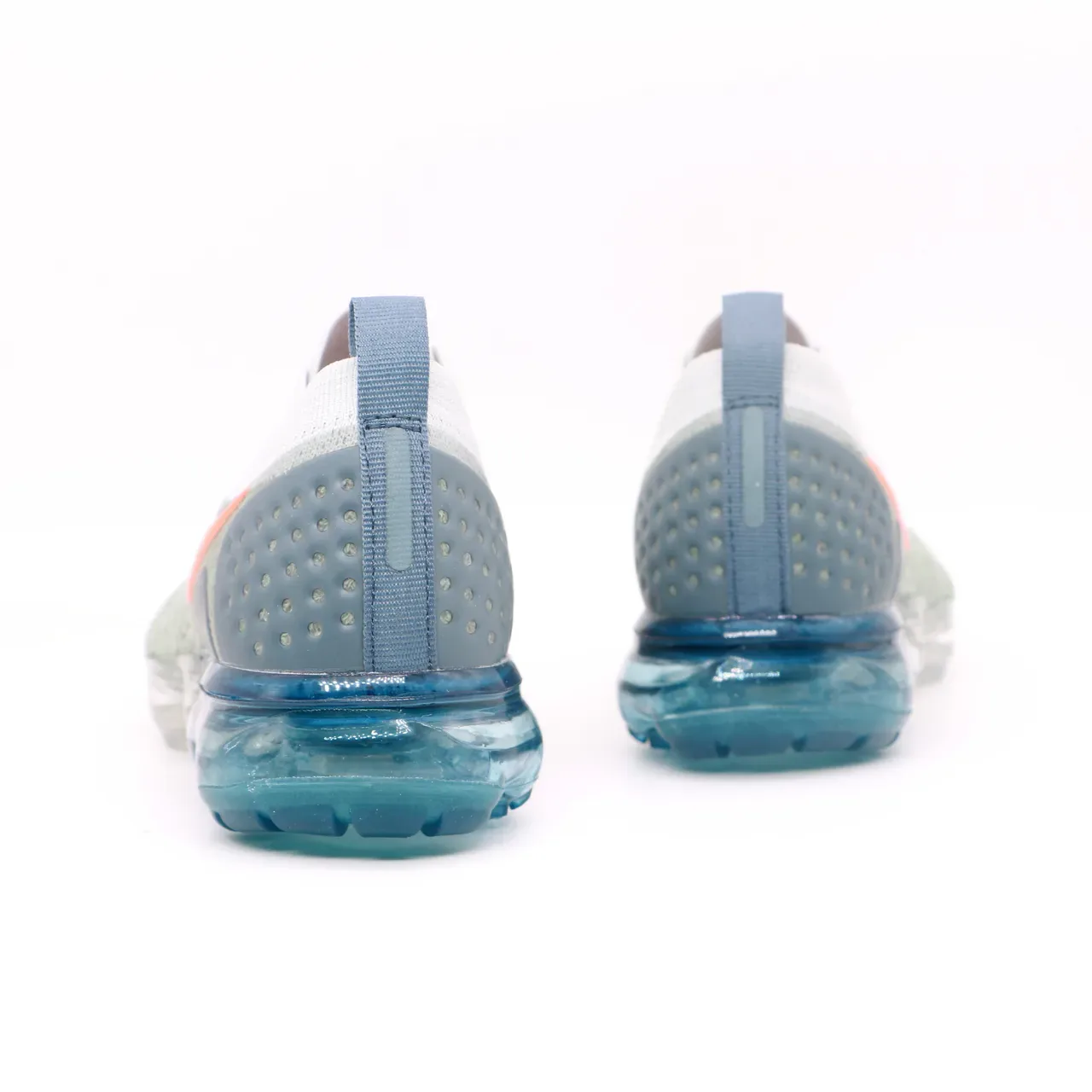 Sneakers Lifestyle Nike Gris Bleu Slip-On Tricot Upper Dual-Tone Visible Air Sole 5