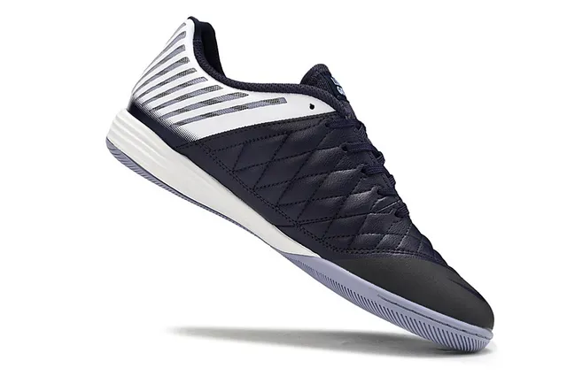 Nike Hyperfuse Interior Marinho Branco Verde Neón Interior Sapatos de Futebol 2