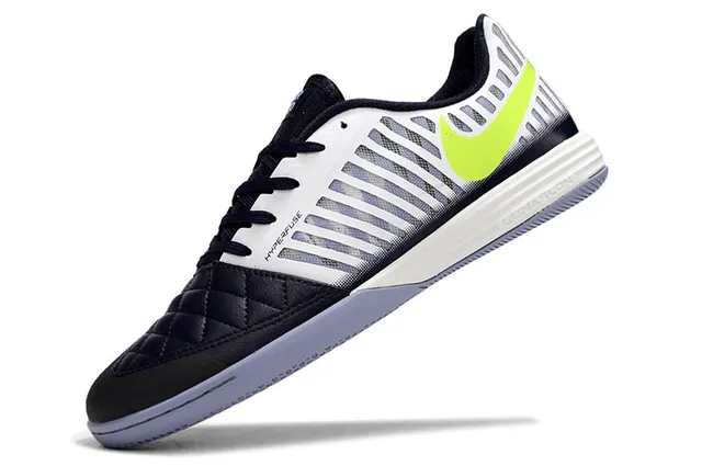 Nike Hyperfuse Interior Marinho Branco Verde Neón Interior Sapatos de Futebol 7