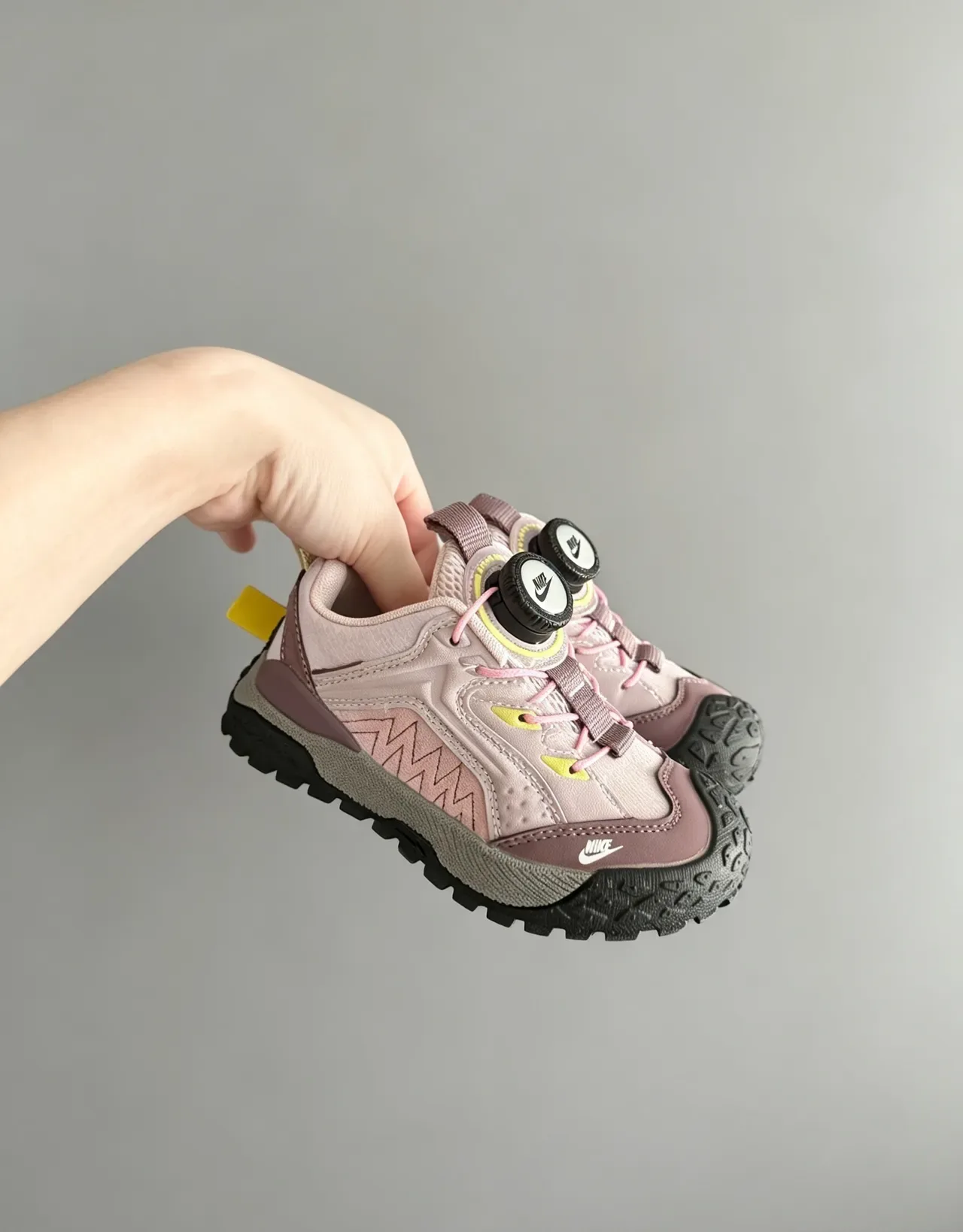Nike Kids Dial-Closure Rugged Sole Sneakers 22