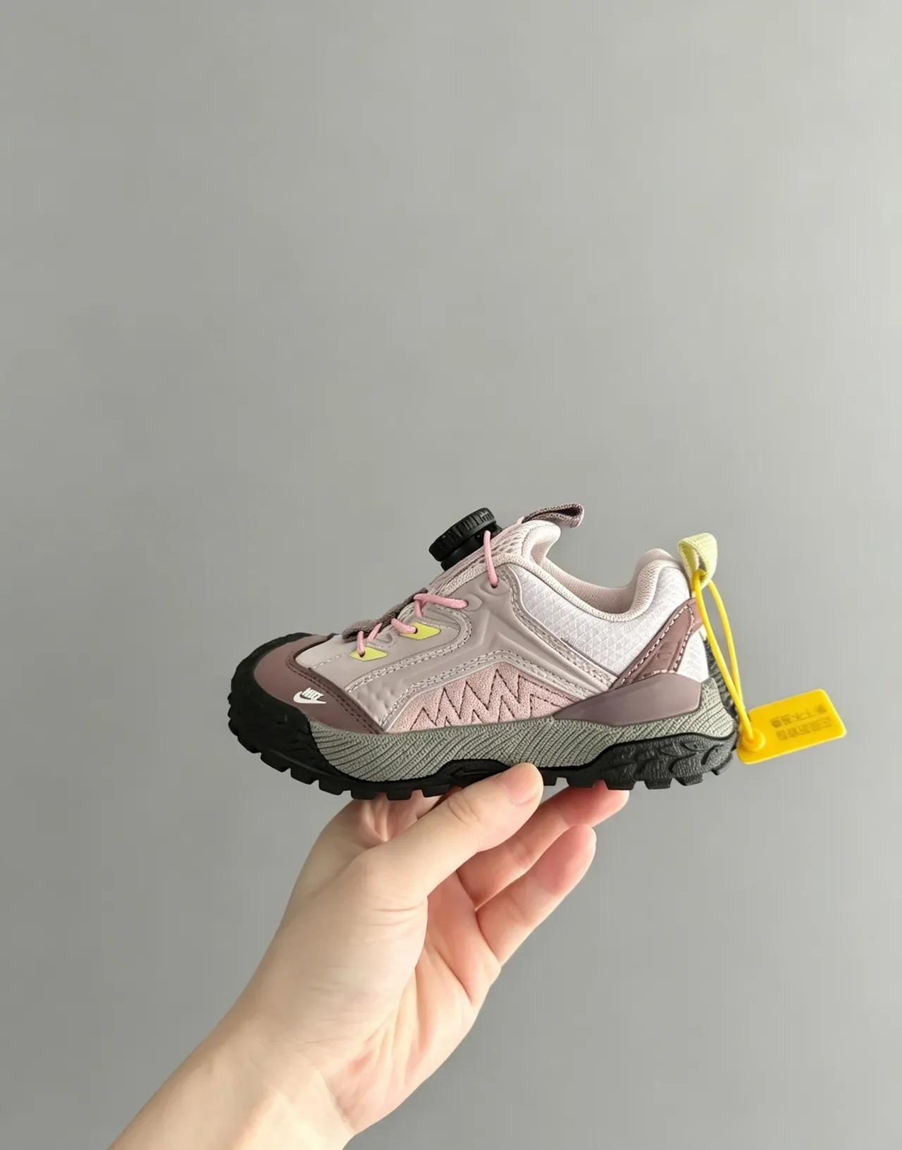 Nike Kids Dial-Closure Rugged Sole Sneakers 24