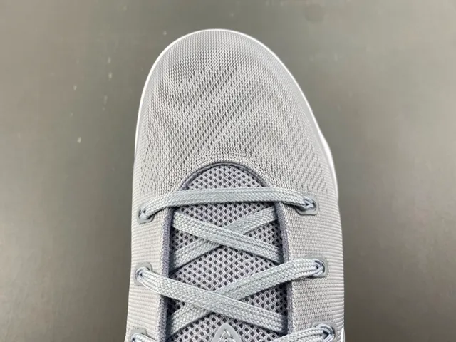 Nike Kobe Gray Black Perforated Engineered Mesh Upper Integrated Lace Loops Basketball Shoes 15