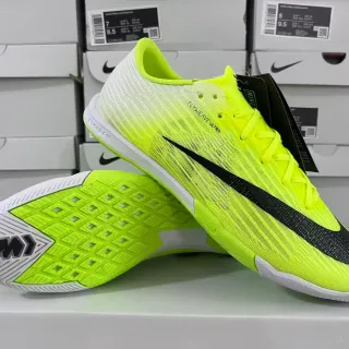 Nike Mercurial Flyweave Ultra Neon Yellow Black Indoor Soccer Shoes