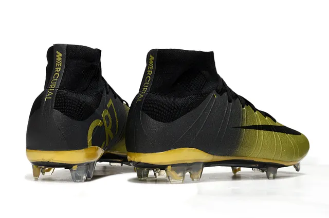 Nike Mercurial Superfly Black Gold Firm-Ground Soccer Shoes 5