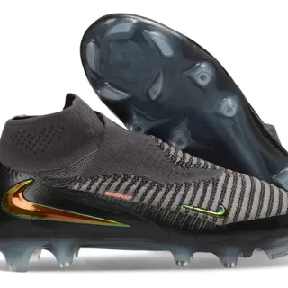 Nike Mercurial Superfly Black Gray Iridescent Firm-Ground Soccer Shoes