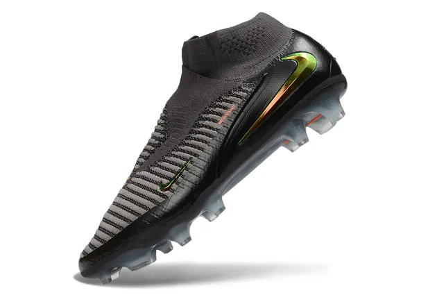 Nike Mercurial Superfly Black Gray Iridescent Firm-Ground Soccer Shoes 3