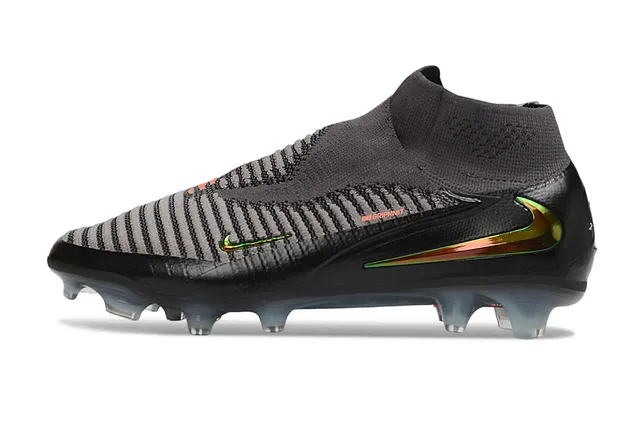 Nike Mercurial Superfly Black Gray Iridescent Firm-Ground Soccer Shoes 7