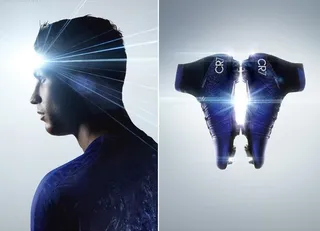 Nike Mercurial Superfly Bleu Noir Tache Chaussures de Football pour Terrain Ferme 14